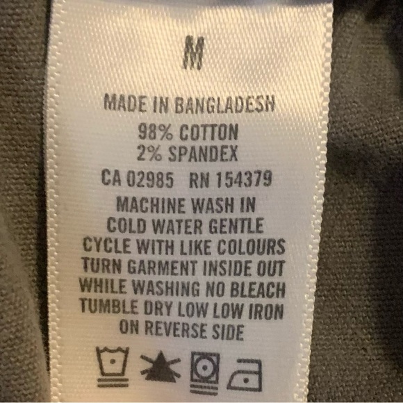 Aeropostale Aero Grey Cotton Chino Jogger Pants Men's Size Medium - Picture 9 of 13